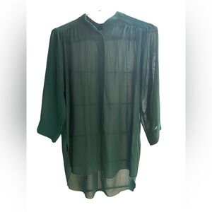 🌟Sheer Green Blouse